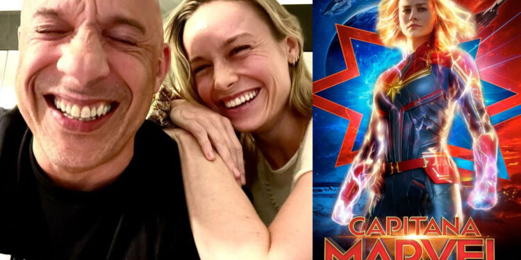Brie Larson de capitana Marvel a manejar rápida y furiosa para Vin Diesel