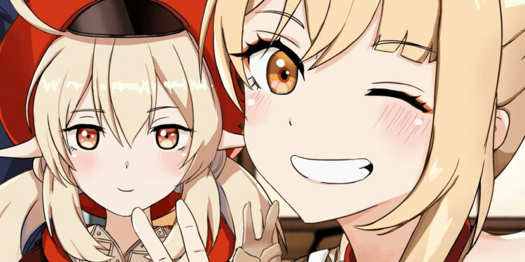 Sono Bisque Doll Marin y Sajuna lucen atuendos de Genshin Impact