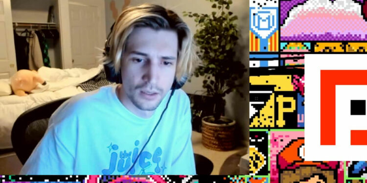 XQc establece nuevo récord de audiencia en Twitch creando una obra de arte en rPlace que terminó censurada