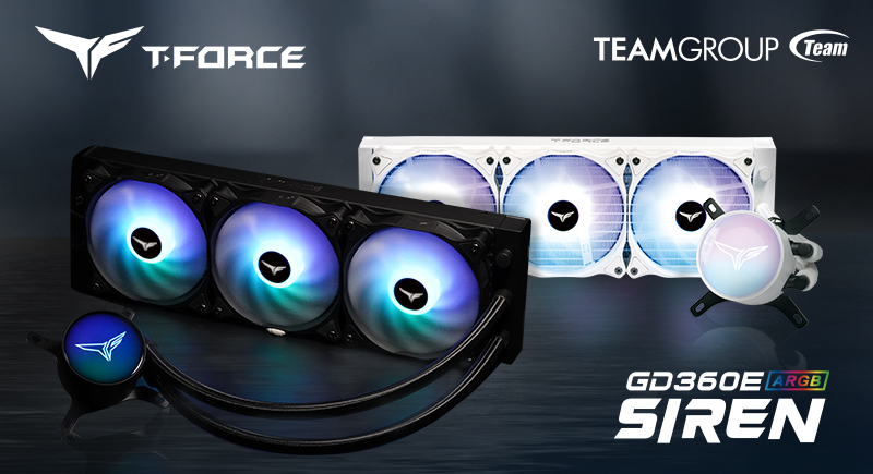 TEAMGROUP presentó su refrigeración líquida para CPU todo en uno T-FORCE SIREN GD360E ARGB