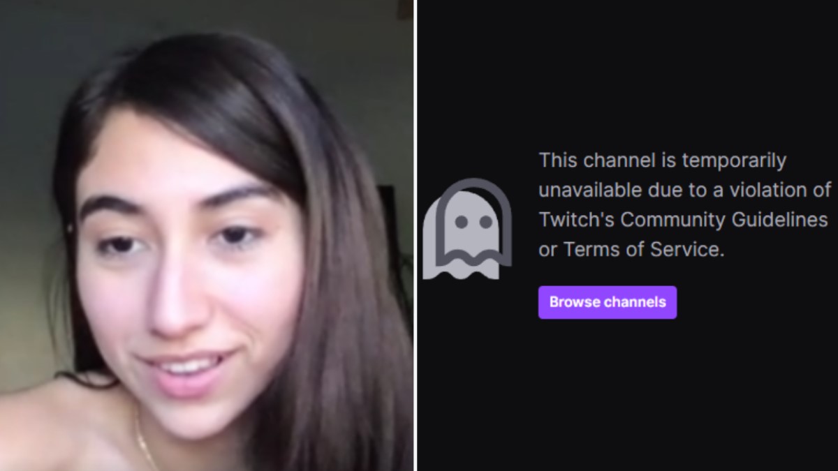 Streamer termina baneada de Twitch tras autocomplacerse en vivo ante 5 mil espectadores