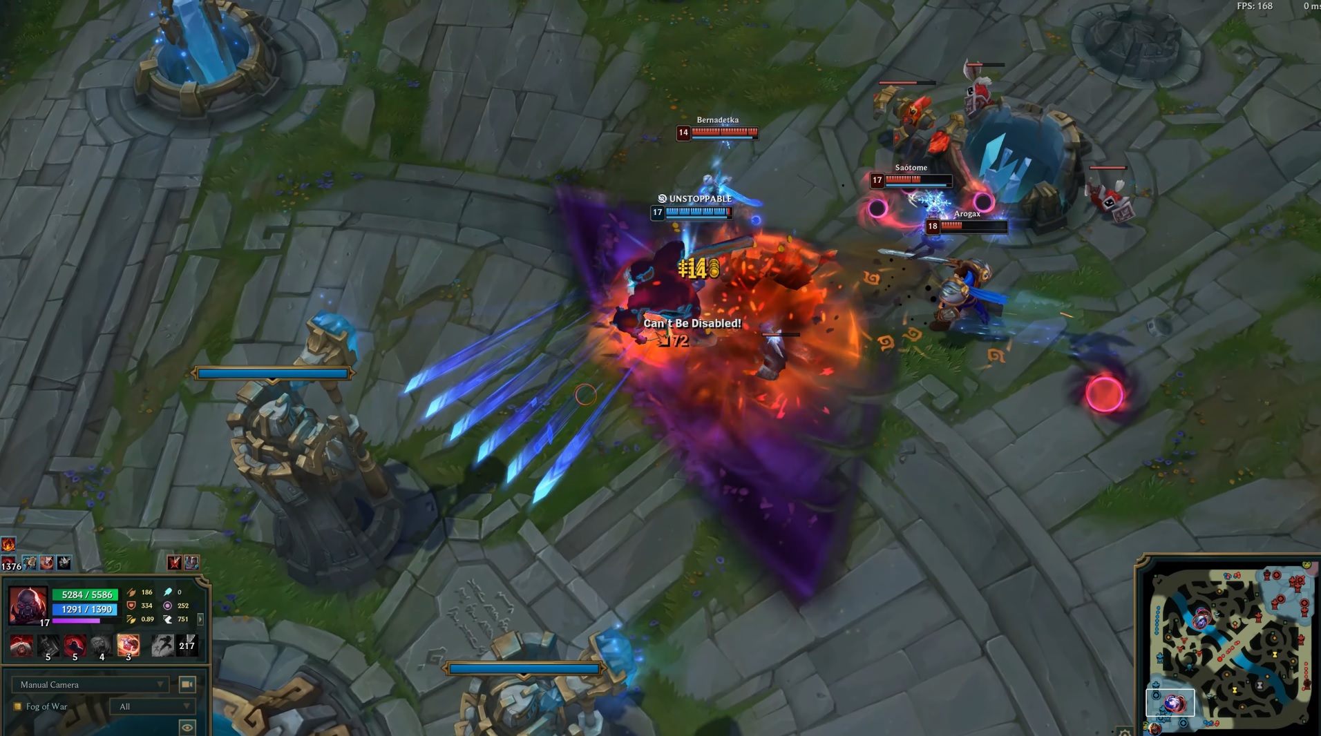 Descubren una interacción bug que tiene la ultimate de Sion con el empuje de Syndra