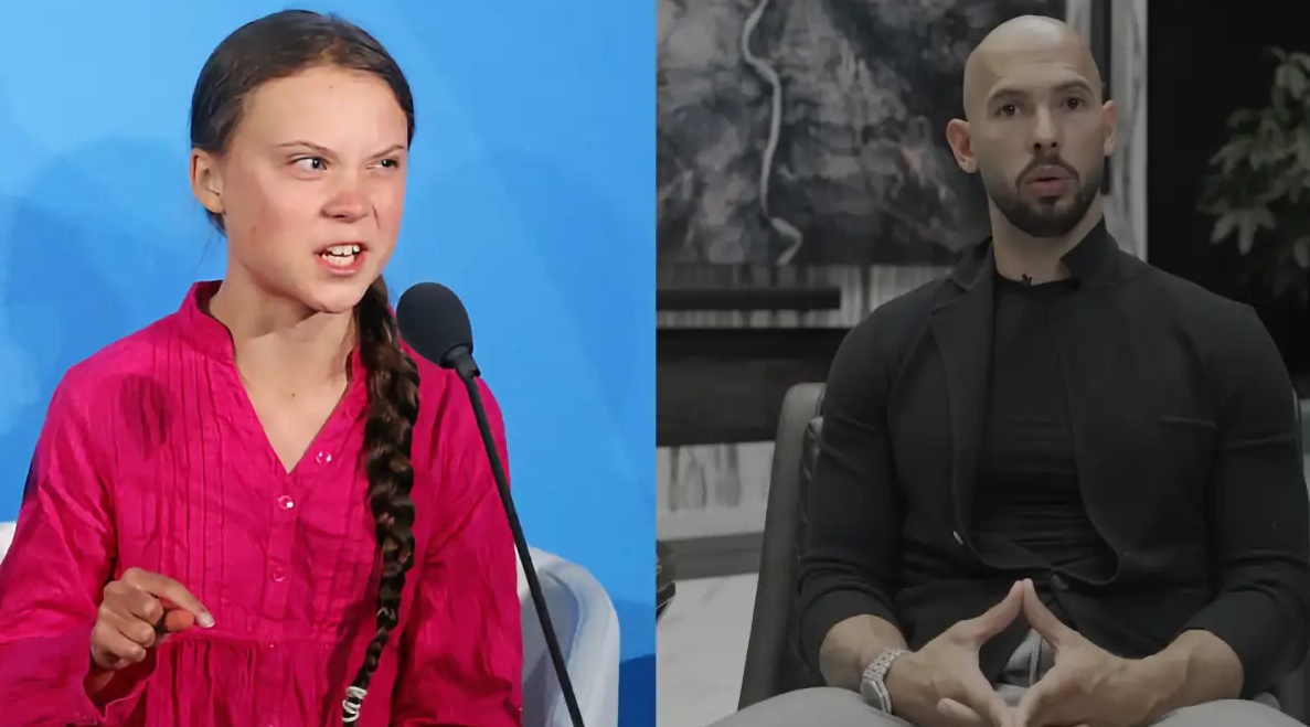 Greta Thunberg habría provocado el arresto de Andrew Tate en Rumania tras llamarlo «pito chico»