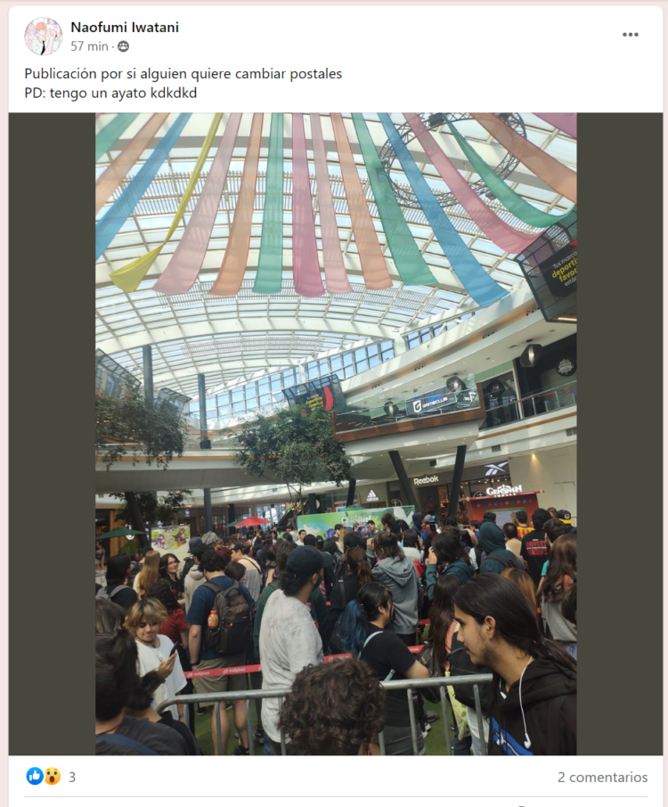 Largas filas se reportan nuevamente en Mall Plaza Vespucio por el