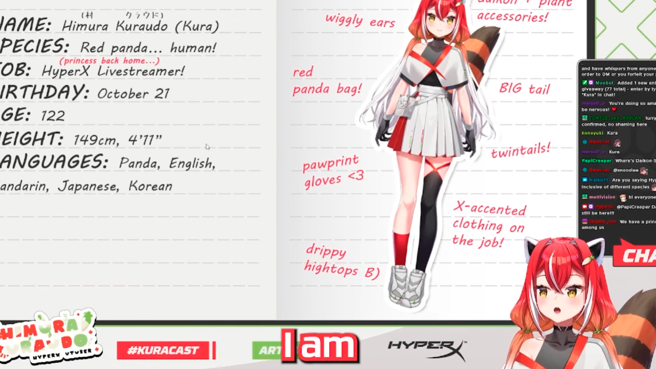 Himura ‘Kura’ Kuraudo es la nueva Vtuber y embajadora de HyperX