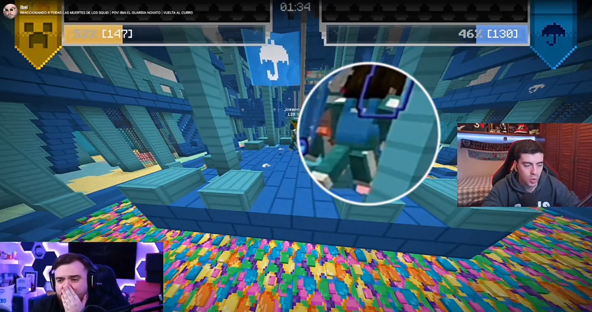 Squid Craft 2: El Rubius, Spreen y otros participantes revivirían tras supuesto bug de una prueba