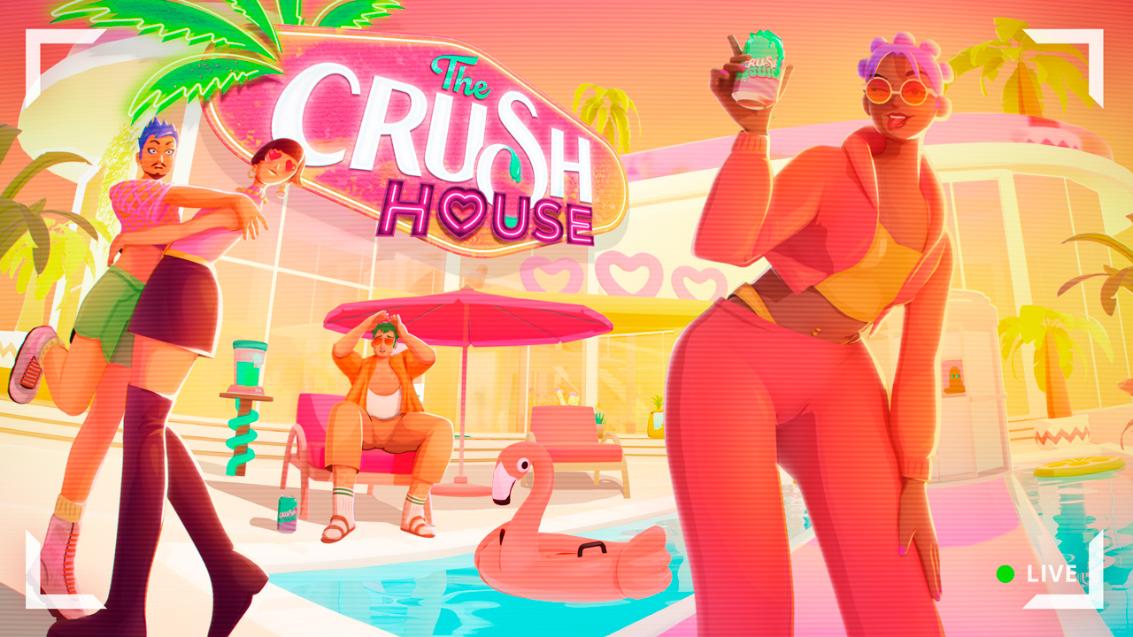 «The Crush House»: el adictivo juego de Nerial y Devolver Digital que te pone al mando de un reality show de los 90