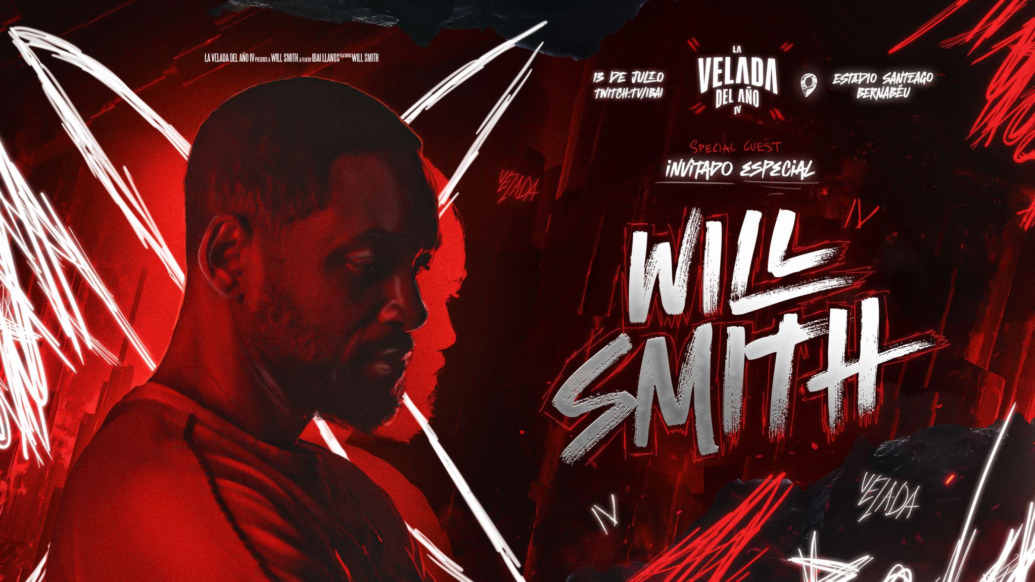 Will Smith se une a La Velada del Año IV: ¡Ibai revela el artista sorpresa!