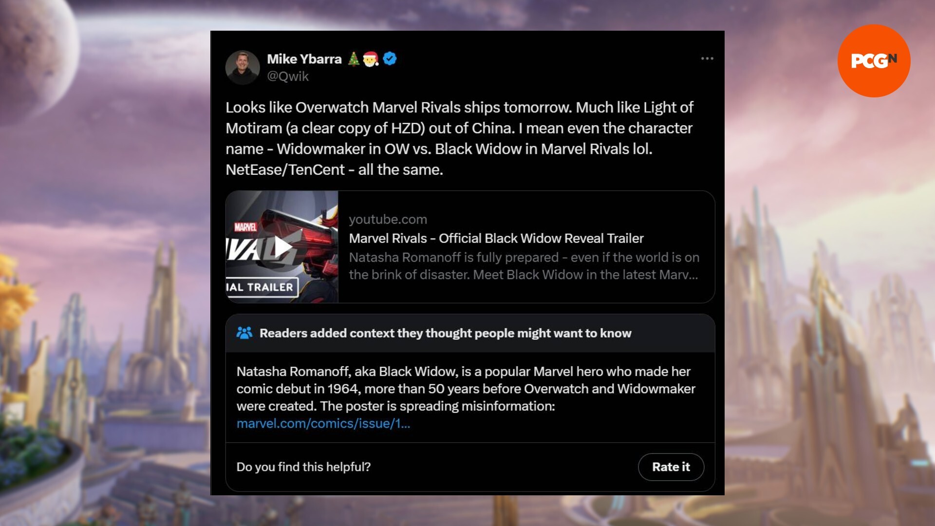 Mike Ybarra Marvel Rivals