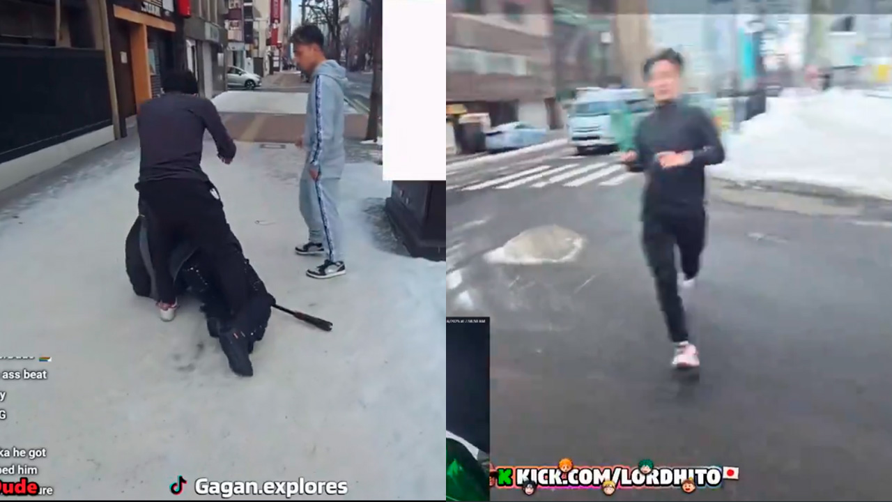 streamers atacados en Japón