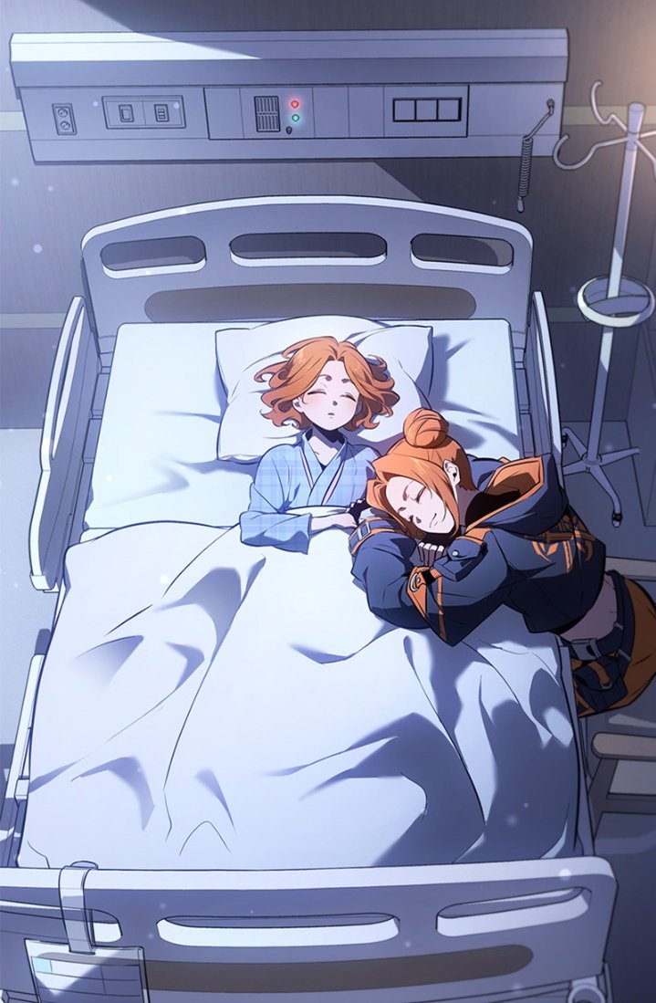 Himari antes de caer en un Sueño Eterno.