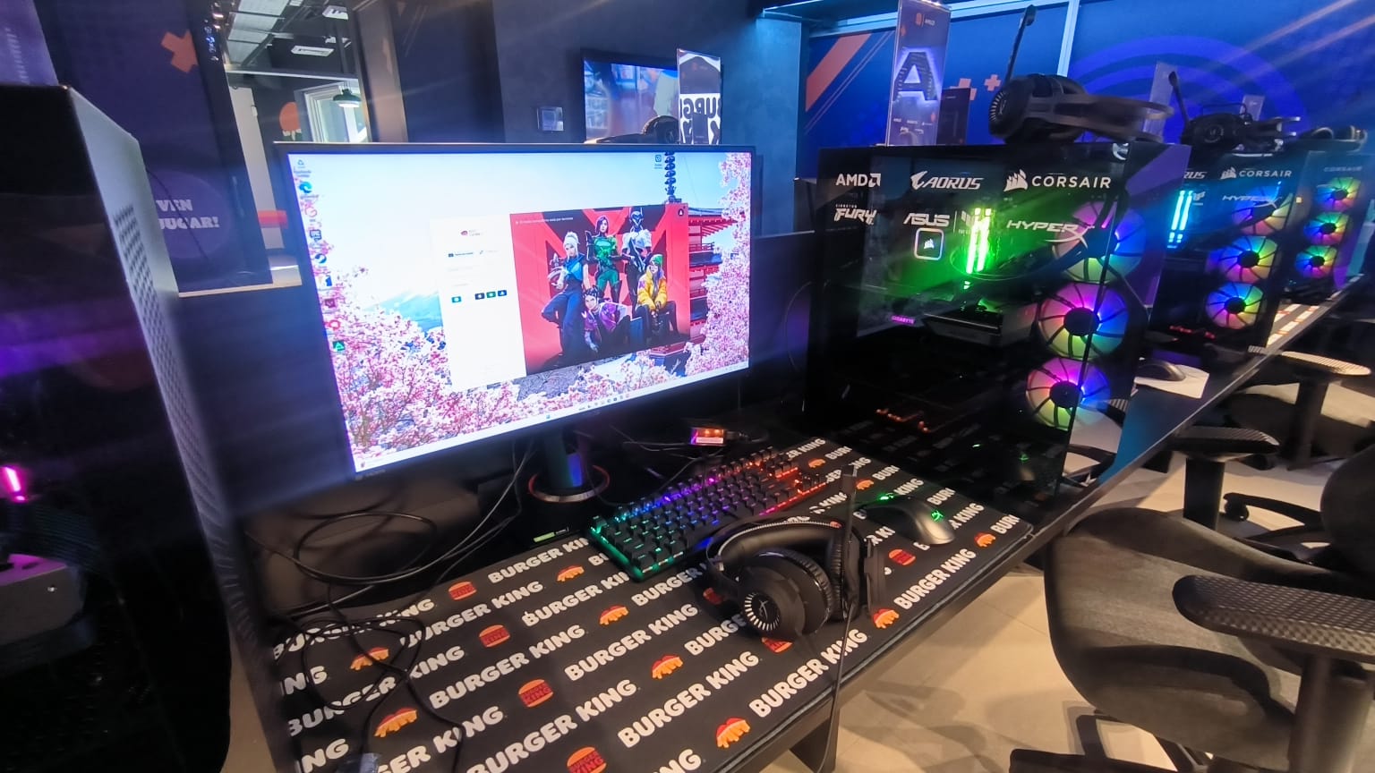 Arena Gamer Burger King AMD Chile