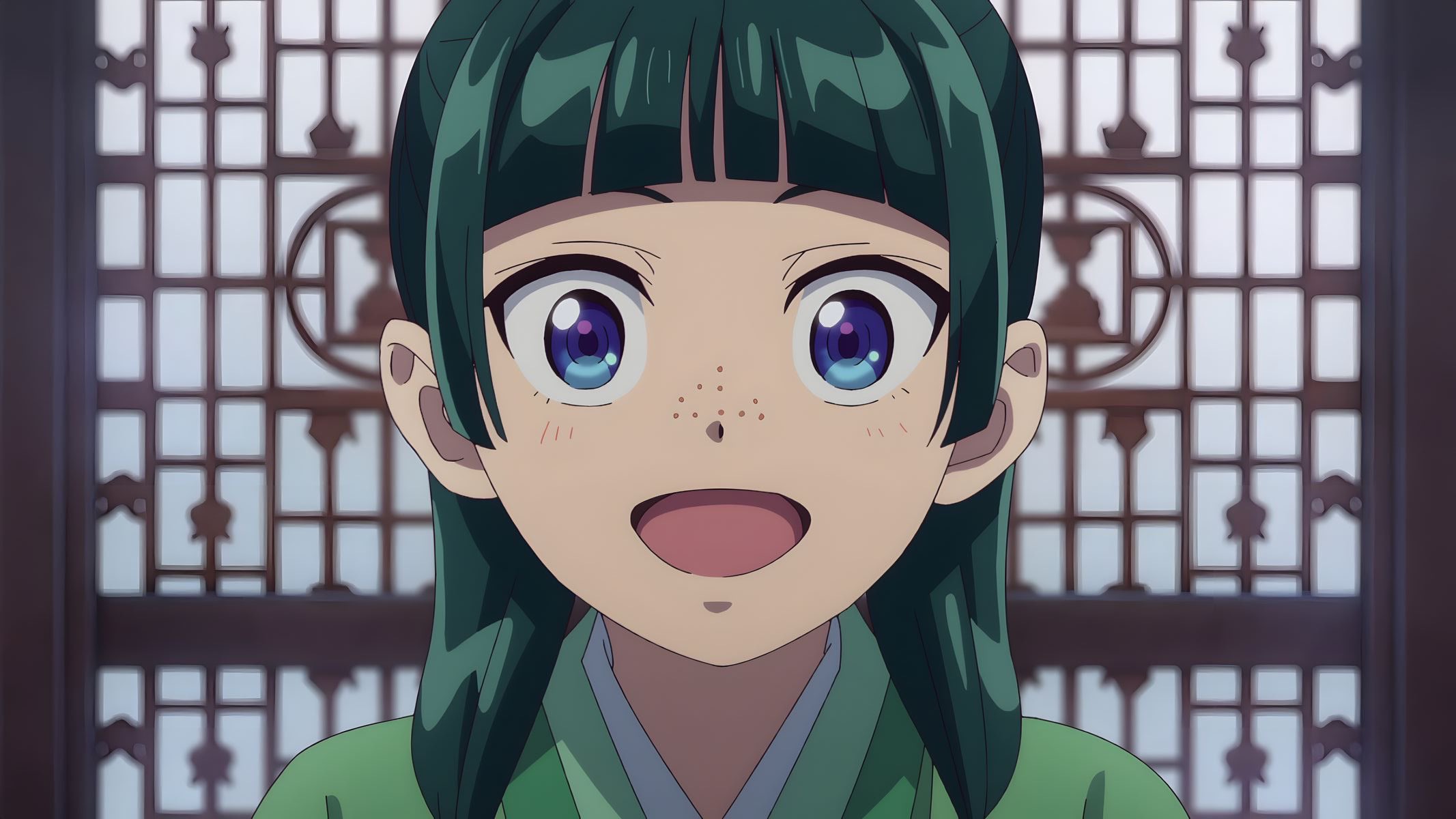 Mao Mao como se ve en el anime The Apothecary Diaries