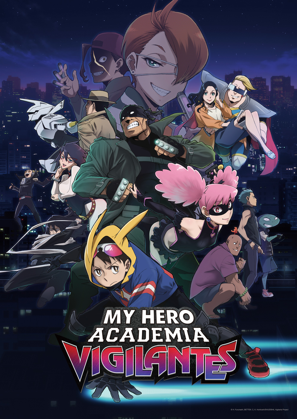 My Hero Academia Vigilantes Poster.