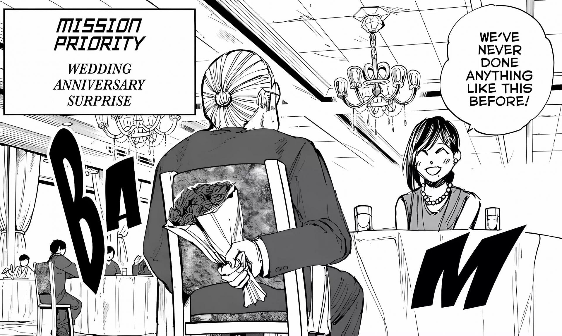 Sakamoto disfrutando de su cita en un crucero.
