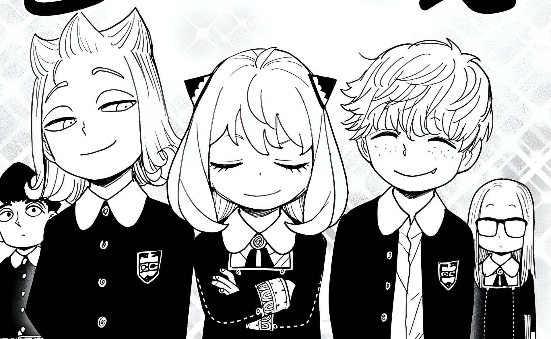 Tertius, Anya y Freddy de Spy x Family