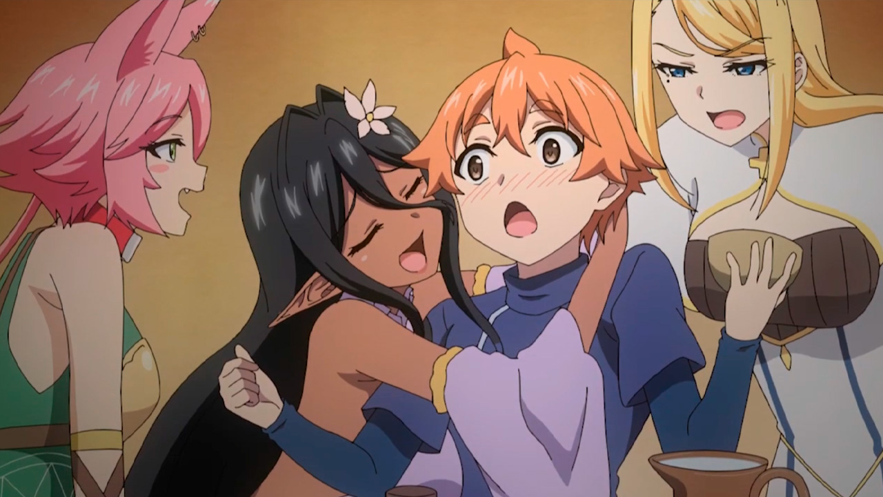 Hinata, Mariabelle y sus amigas en el último PV