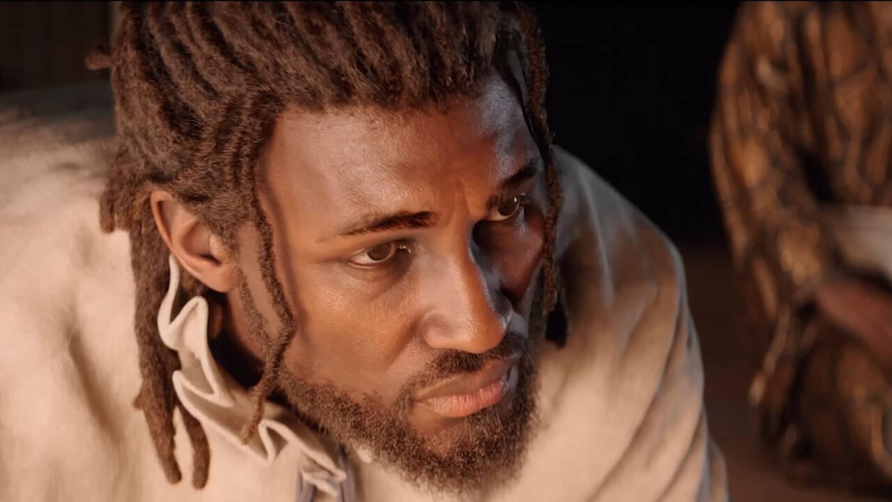 Yasuke, como se ve en el videojuego.
