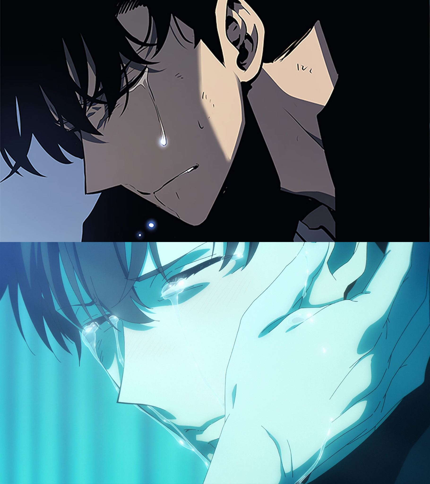 manhwa vs anime Solo Leveling 2