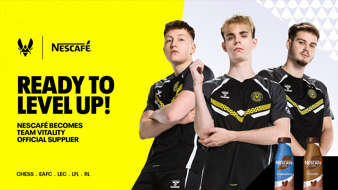 Team Vitality y NESCAFÉ LATTE