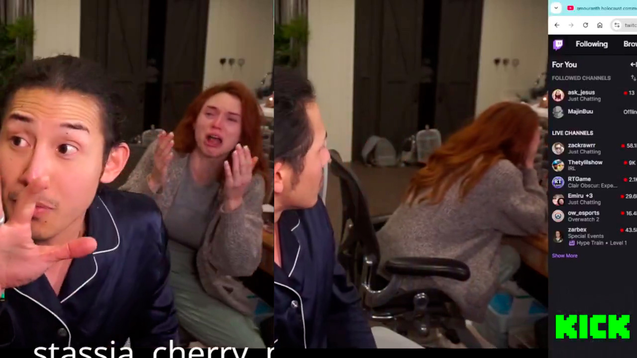 Amouranth livestream pelea esposo