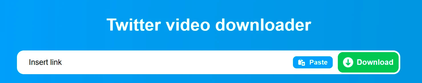 Twitter video downloader