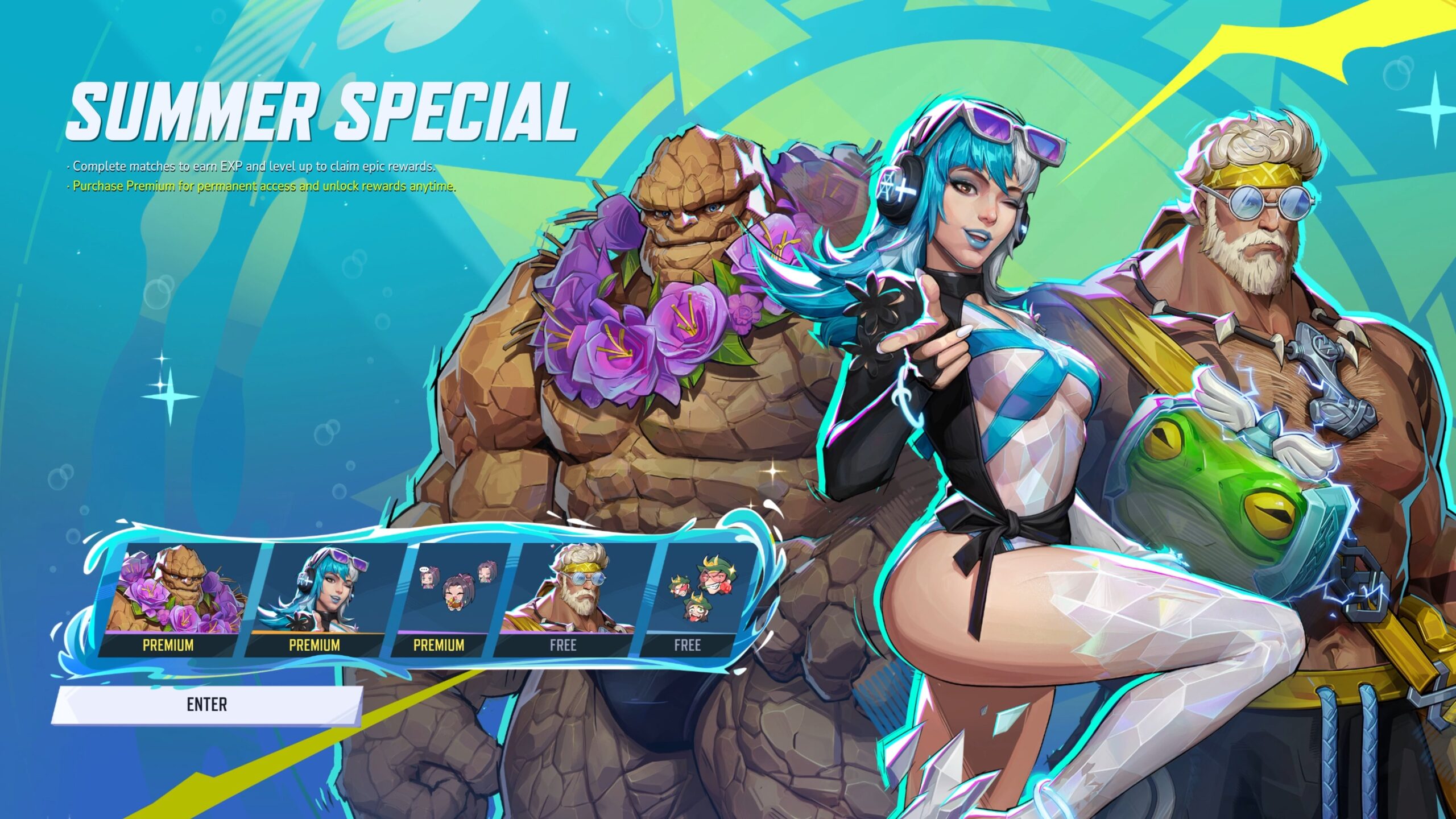 Marvel Rivals Summer Party Premium Pass