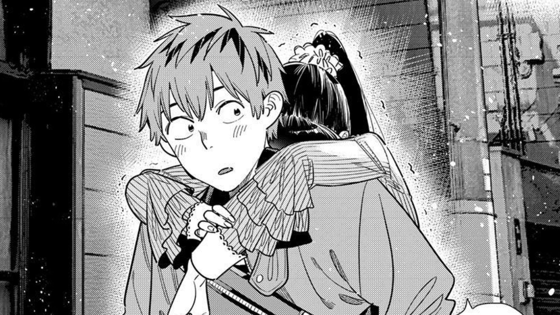 Kazuya y Chizuru como se ven en el manga (Imagen vía Kodansha)