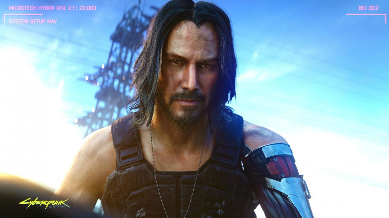 Keanu Reeves en Cyberpunk 2