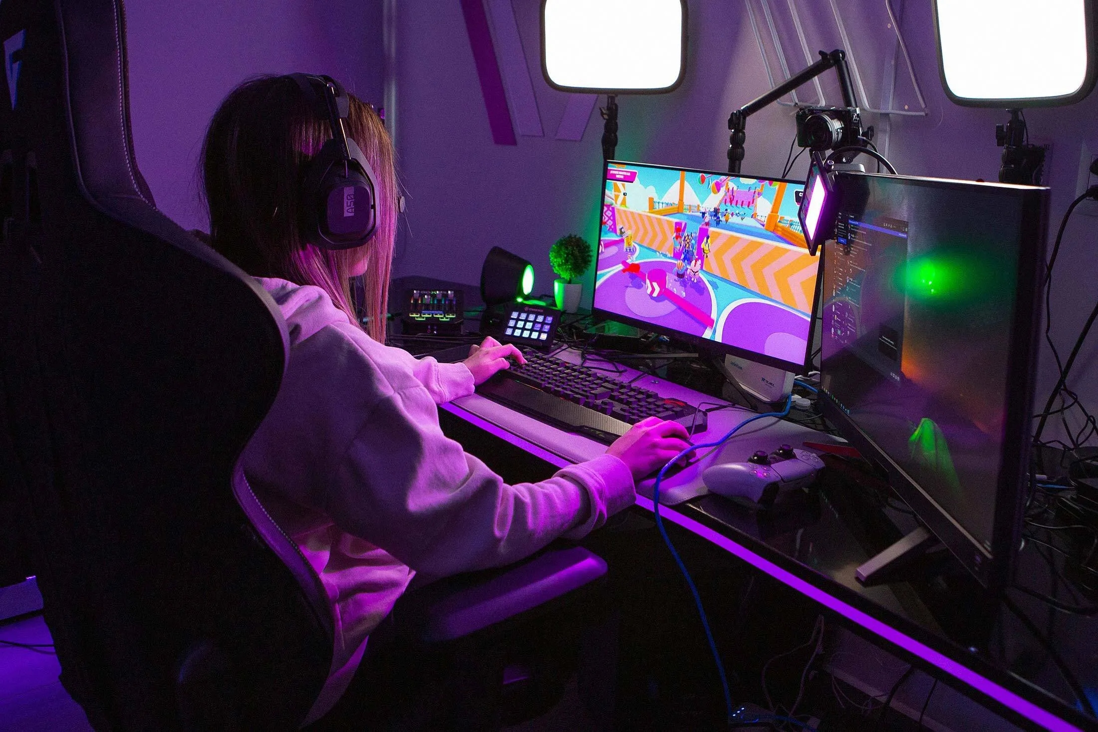 desarrolladores y streamers