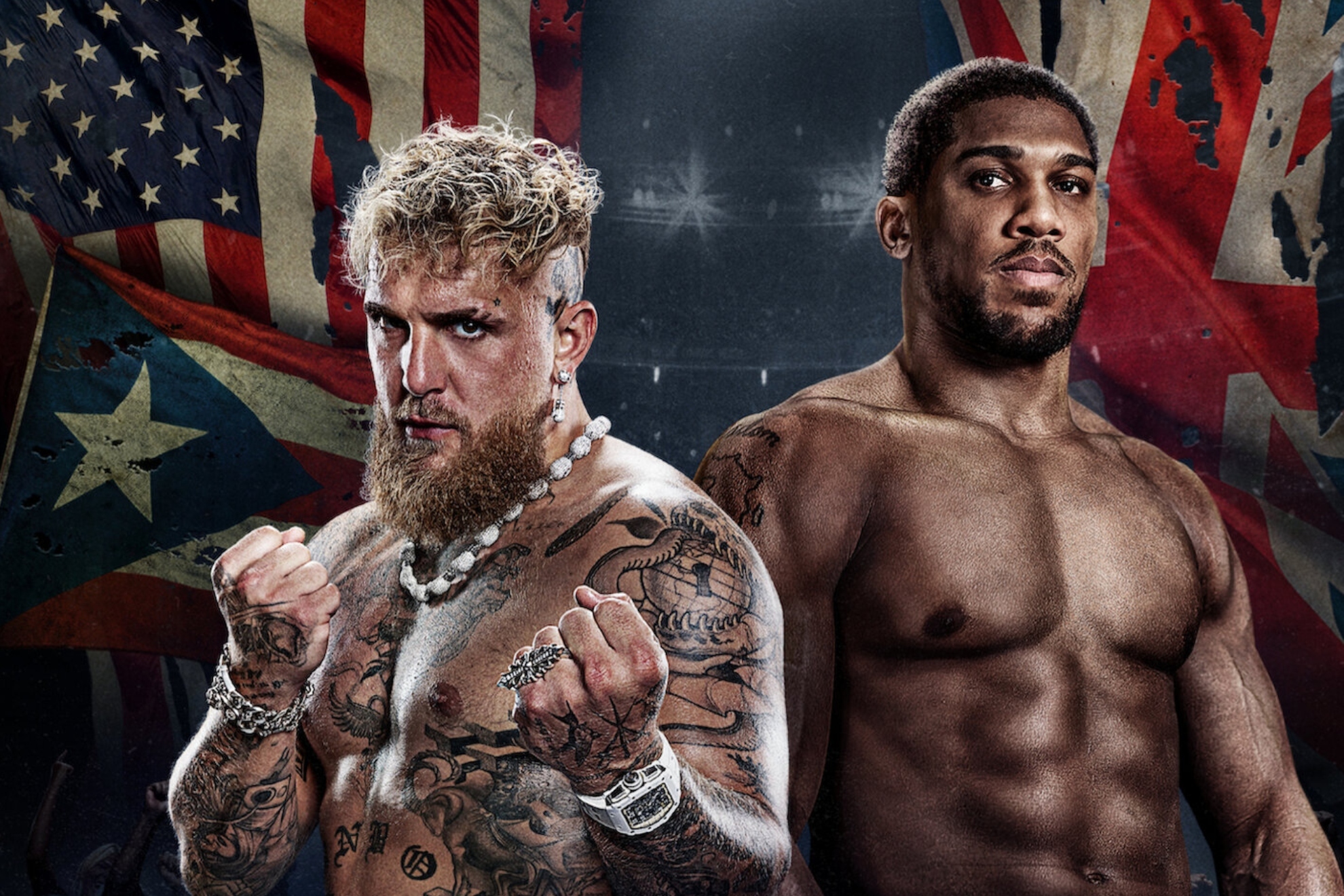 Jake Paul y Anthony Joshua