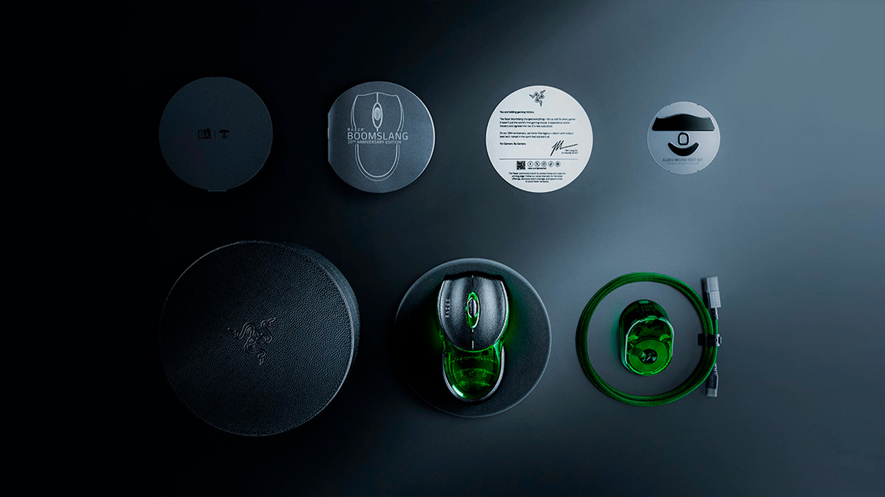 Razer Boomslang 20 Aniversario accesorios