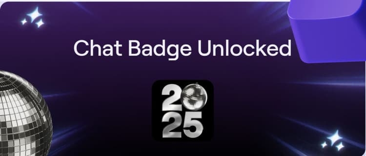 badge exclusivo de 2025