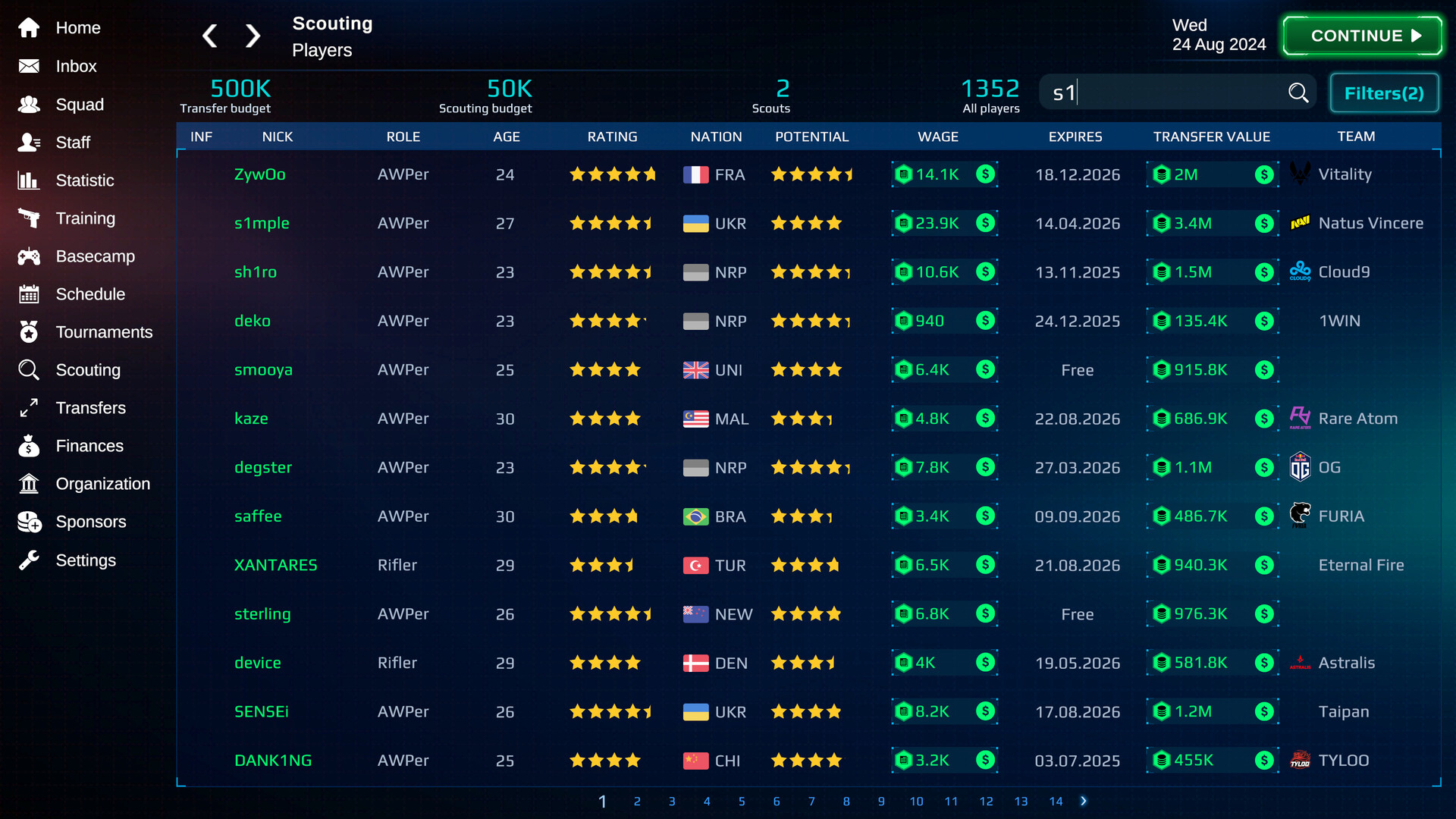 demo Esports Manager 2026 gameplay 1