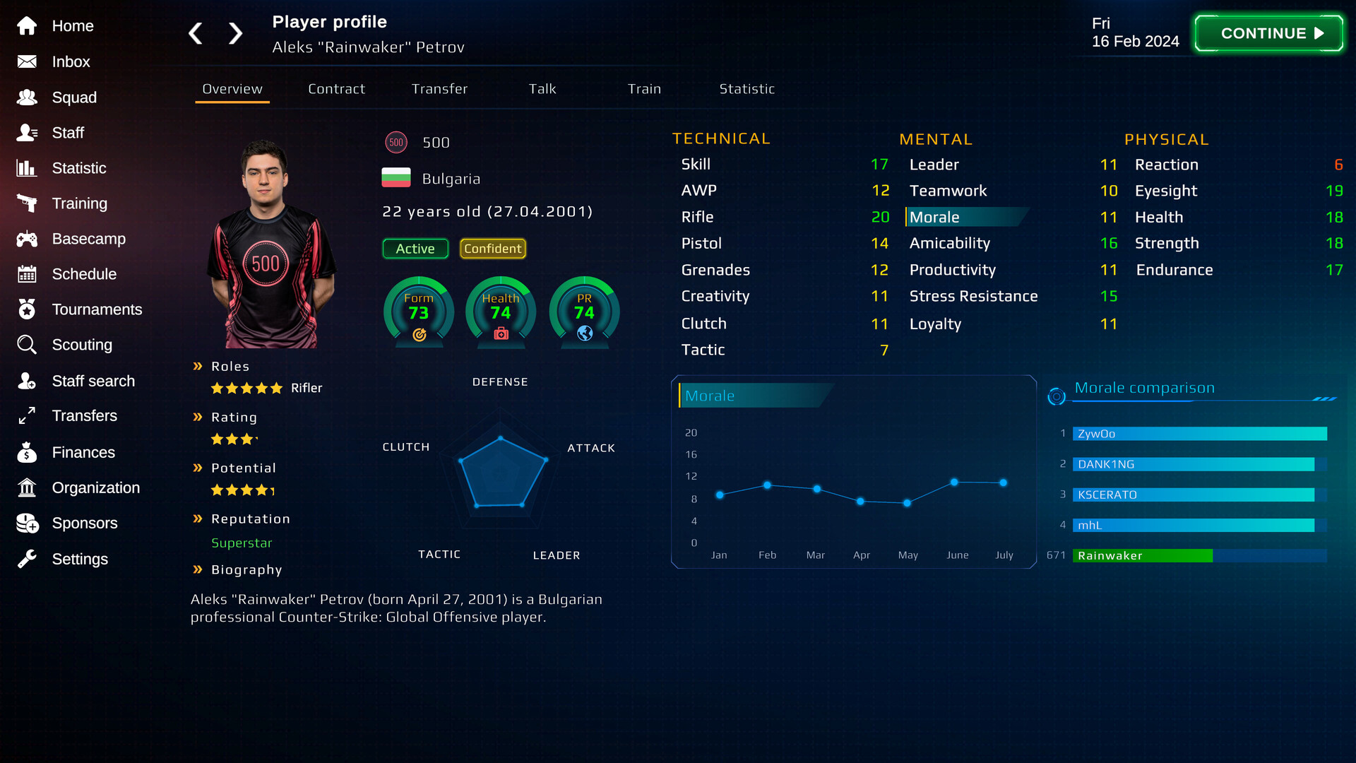 demo Esports Manager 2026 gameplay