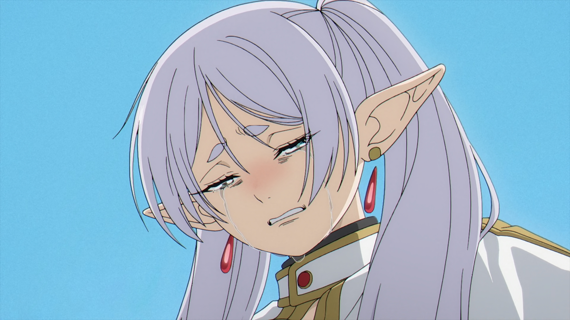Sousou no Frieren llorando