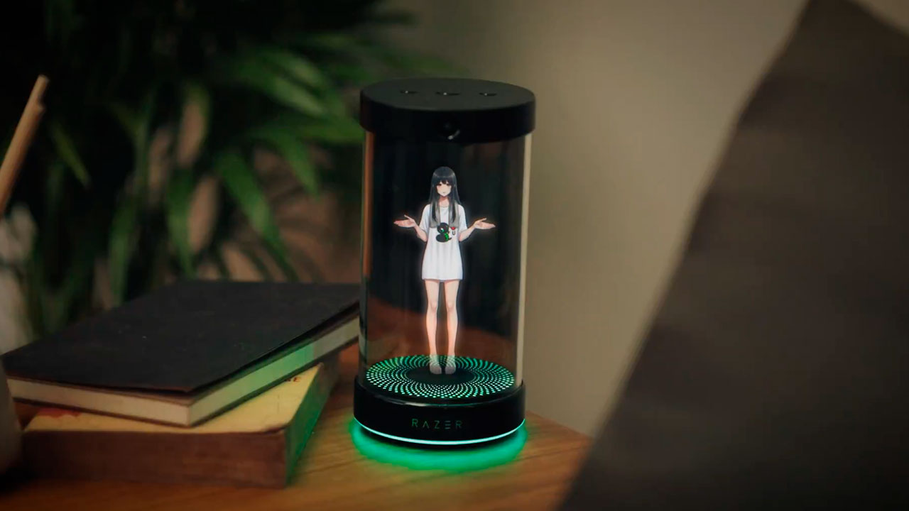 asistente holográfico anime