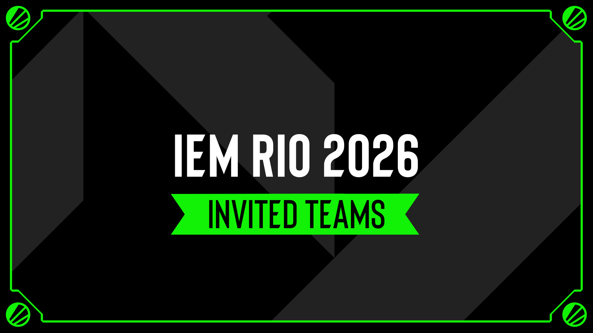 equipos invitados IEM Rio 2026