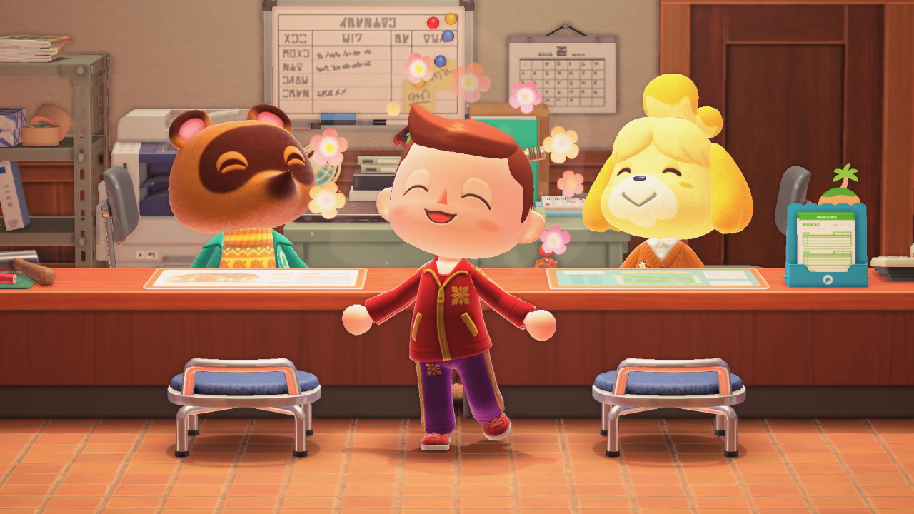 saltar en Animal Crossing