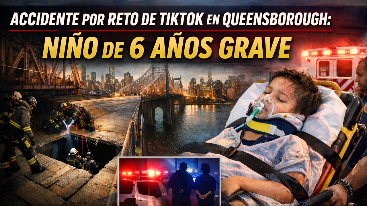 accidente por reto de TikTok