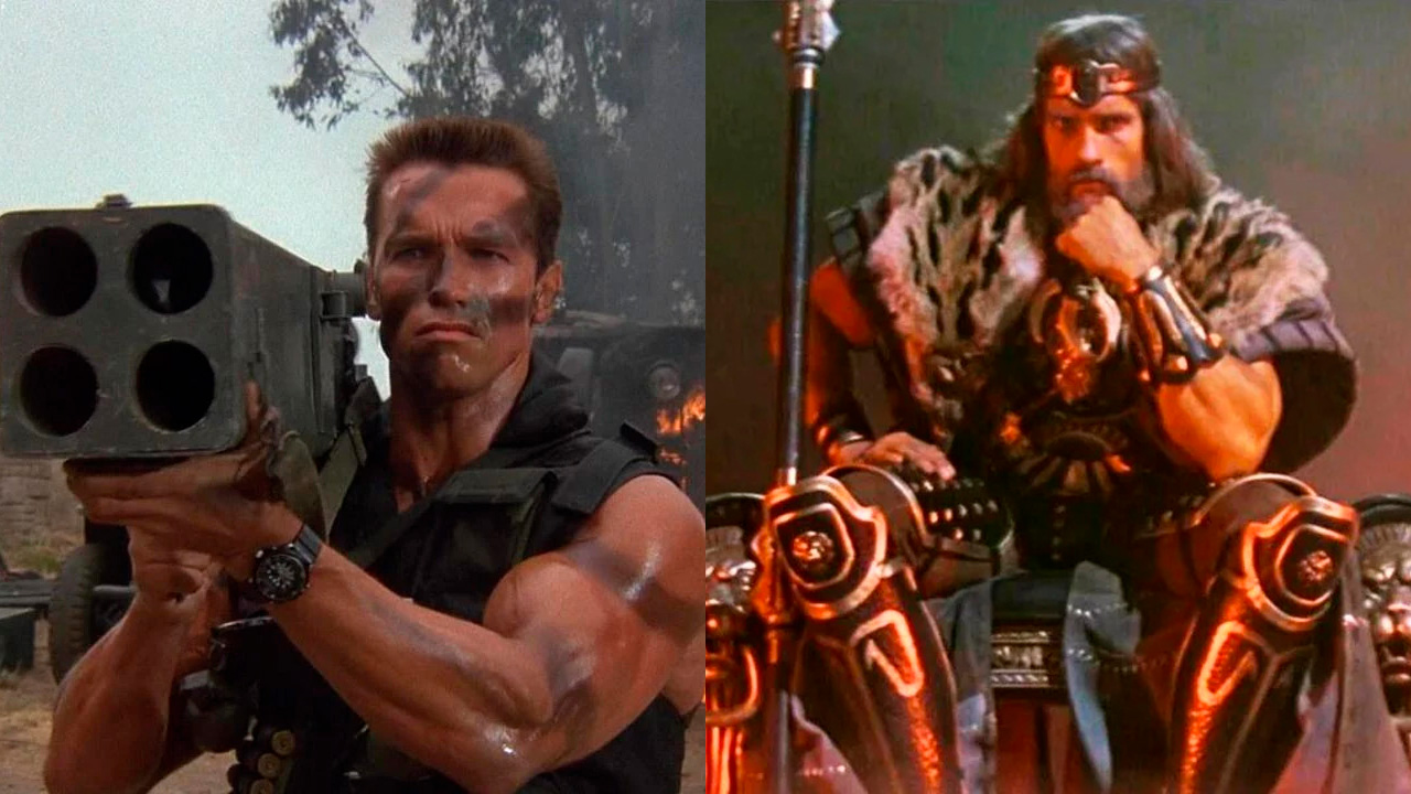 Arnold Schwarzenegger Conan y Predator