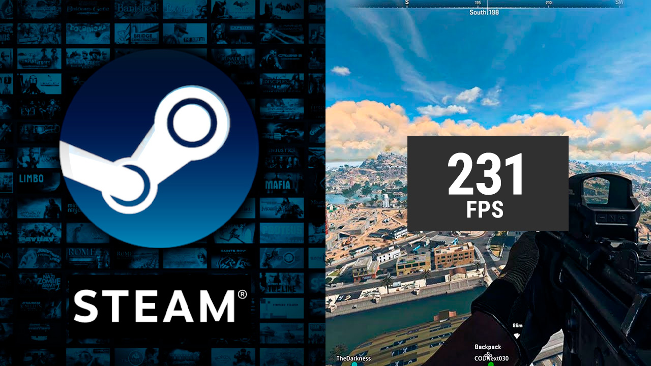estimador de FPS en Steam